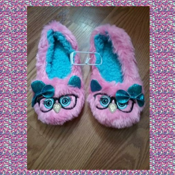 unknown Other - Owl With Eyeglasses Slipper